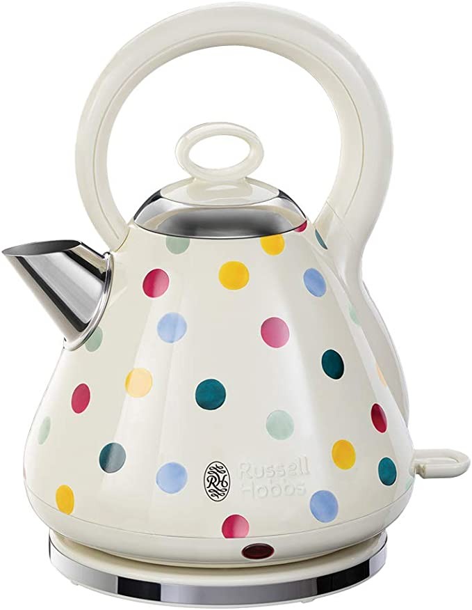 Russell Hobbs 21889 Emma Bridgewater Kettle, Polka Dot Electric Kettle, 3000 W